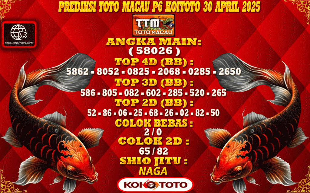 Prediksi Macau P6